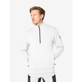 FHB KALLE 821150 Zip-Sweatshirt in Weiß – Ansicht am Model