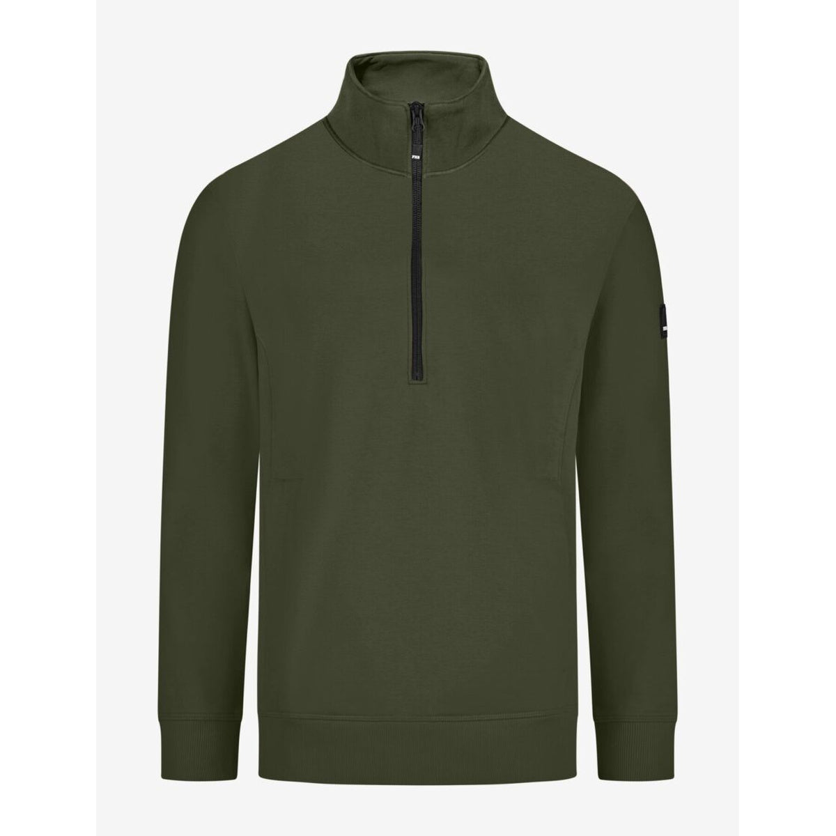 FHB KALLE 821150 Zip-Sweatshirt in Oliv – Vorderansicht