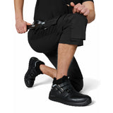 FHB LOU Zunfthose schwarz – Piratenhose mit 3/4 Beinlänge, Cordura-Knietaschen