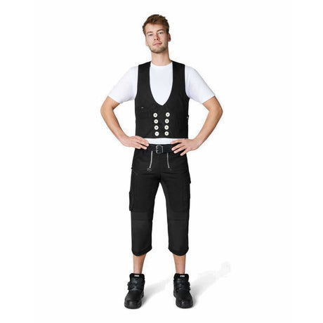 FHB LOU Zunfthose schwarz – Piratenhose mit 3/4 Beinlänge