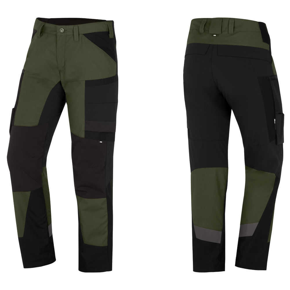FHB Arbeitshose Mio oliv schwarz