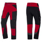 FHB Arbeitshose Mio rot schwarz