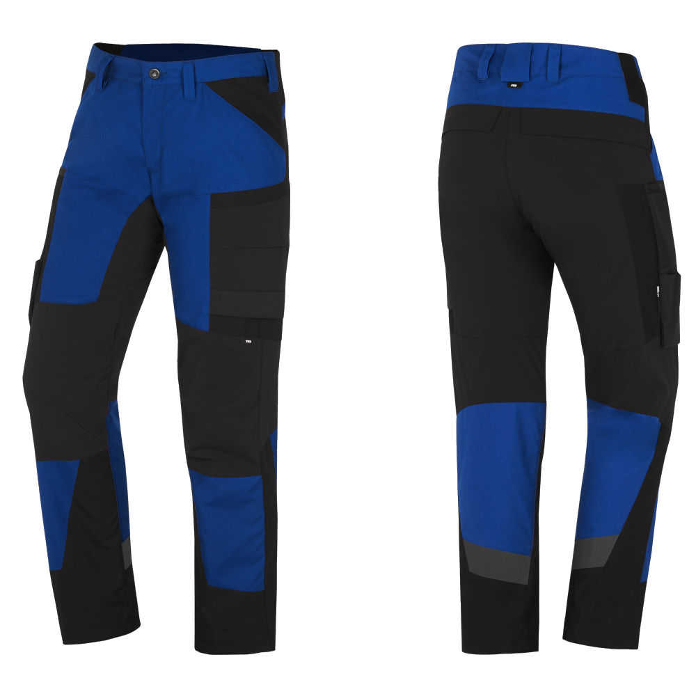 FHB Arbeitshose Mio royalblau schwarz