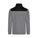 FHB ROB 821120 Zip-Sweatshirt Grau-Schwarz – Rückansicht