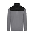 FHB ROB 821120 Zip-Sweatshirt Grau-Schwarz – Vorderansicht