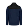 FHB ROB 821120 Zip-Sweatshirt Marine-Schwarz – Vorderansicht