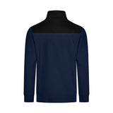 FHB ROB 821120 Zip-Sweatshirt Marine-Schwarz – Rückansicht