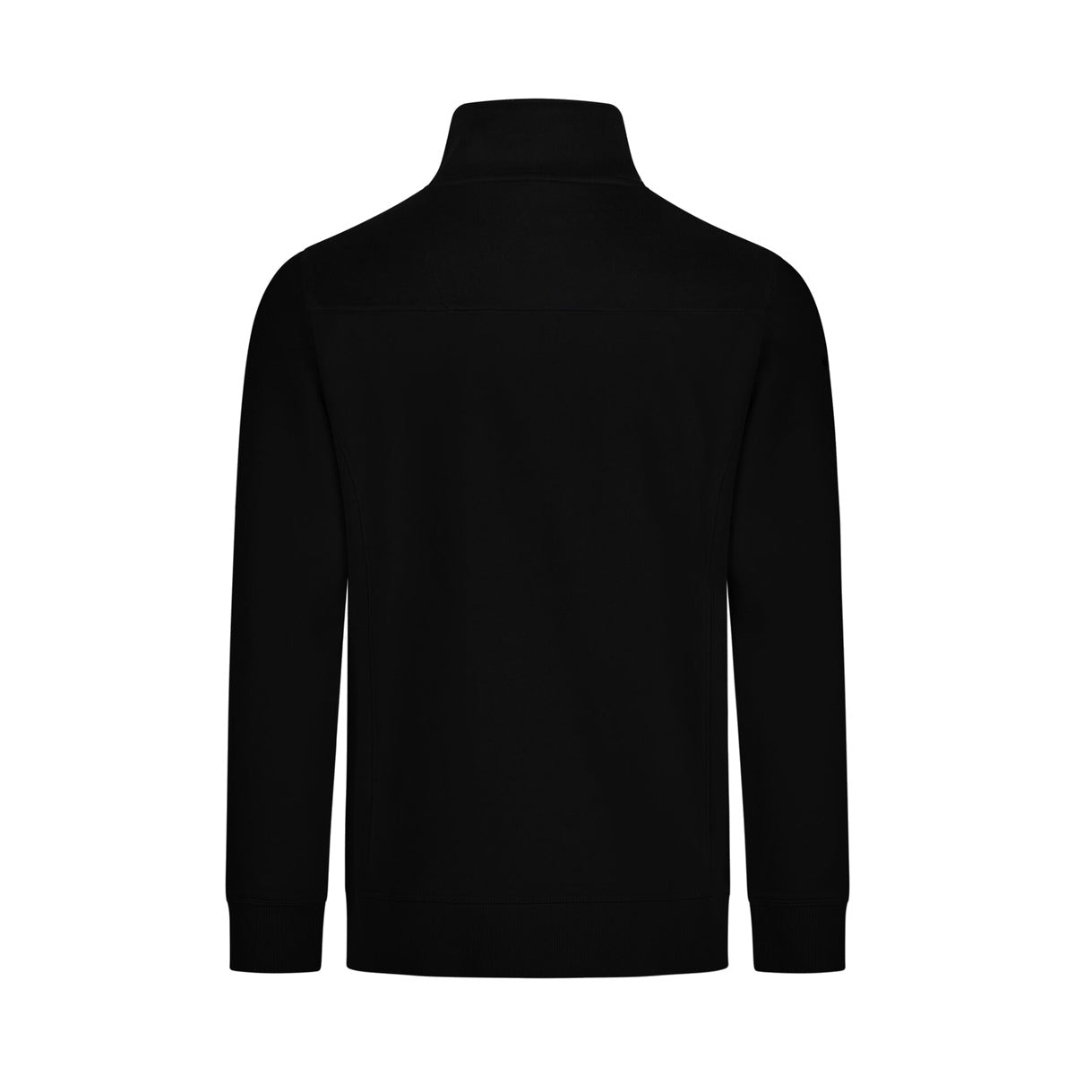 FHB ROB 821120 Zip-Sweatshirt Schwarz – Rückansicht