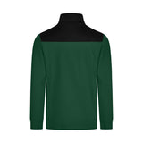 FHB ROB 821120 Zip-Sweatshirt Grün-Schwarz – Rückansicht