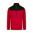 FHB ROB 821120 Zip-Sweatshirt Rot-Schwarz – Vorderansicht