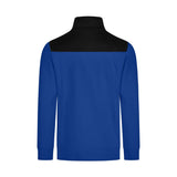 FHB ROB 821120 Zip-Sweatshirt Royalblau-Schwarz – Rückansicht