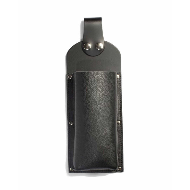 FHB Sepp Langnageltasche für Sparrennägel – Leder schwarz Vorderansicht