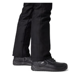 FHB Wilfried 83962 Dachdeckerschuhe schwarz – Seitenansicht am Fuß