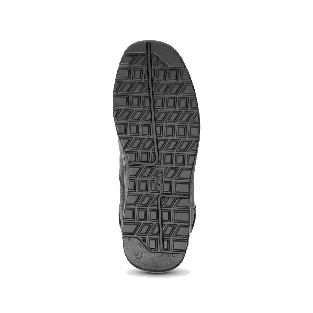 FHB Wilfried 83962 Dachdeckerschuhe schwarz – Laufsohle von unten