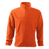 Warme Fleecejacke Herren orange
