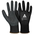 Hase SuperFlex Black Montagehandschuhe, 13 Gauge Polyester mit Latex-Beschichtung