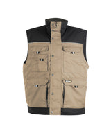 DASSY® Hulst Zweifarbige Weste khaki/schwarz