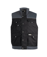 DASSY® Hulst Zweifarbige Weste schwarz/zementgrau