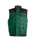 DASSY® Hulst Zweifarbige Weste flaschengrün/schwarz