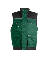 DASSY® Hulst Zweifarbige Weste flaschengrün/schwarz