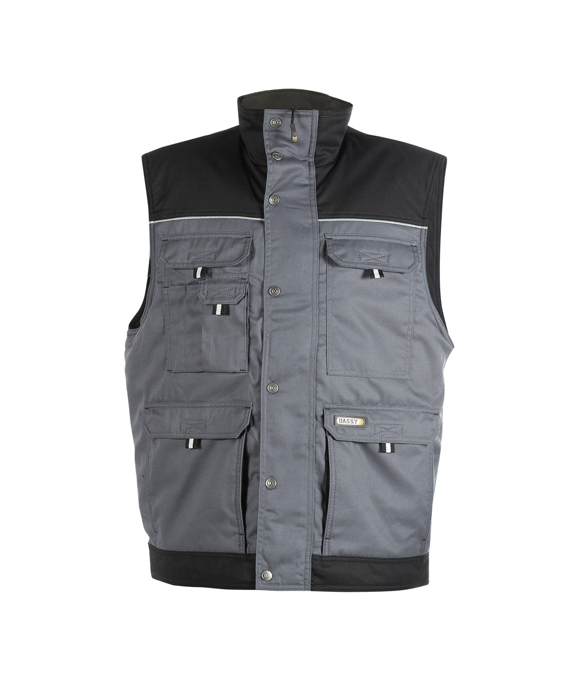 DASSY® Hulst Zweifarbige Weste zementgrau/schwarz
