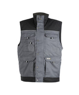 DASSY® Hulst Zweifarbige Weste zementgrau/schwarz