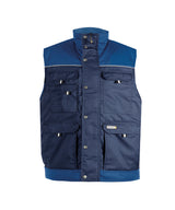 DASSY® Hulst Zweifarbige Weste dunkelblau/kornblau