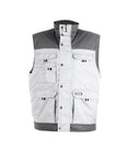 DASSY® Hulst Zweifarbige Weste weiß/zementgrau