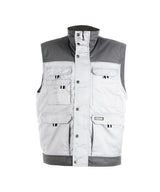 DASSY® Hulst Zweifarbige Weste weiß/zementgrau