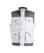 DASSY® Hulst Zweifarbige Weste weiß/zementgrau