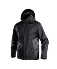 DASSY® Hyper Wasser- und winddichte Arbeitsjacke schwarz/anthrazitgrau