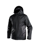 DASSY® Hyper Wasser- und winddichte Arbeitsjacke schwarz/anthrazitgrau