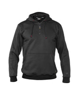 DASSY® Indy Kapuzensweatshirt verstärkt mit canvas anthrazitgrau/schwarz