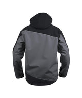 DASSY® Jakarta Zweifarbige Softshell-Jacke zementgrau/schwarz