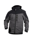DASSY® Jakarta Zweifarbige Softshell-Jacke zementgrau/schwarz
