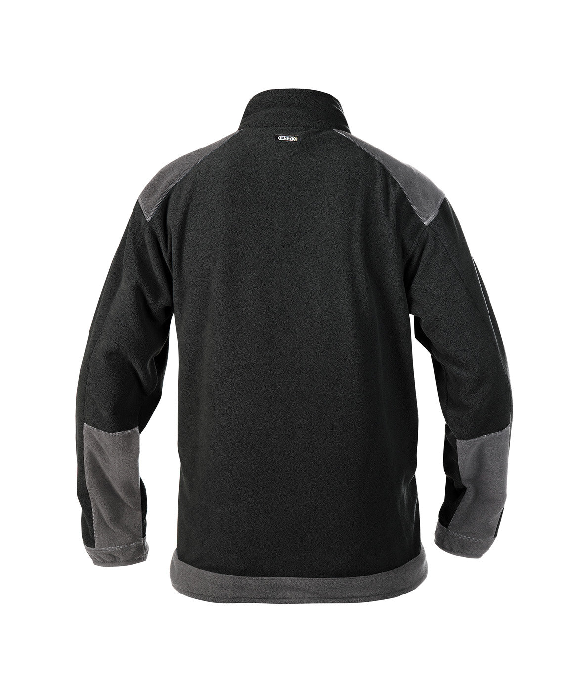 DASSY® Kazan Zweifarbige Fleecejacke schwarz/zementgrau