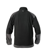 DASSY® Kazan Zweifarbige Fleecejacke schwarz/zementgrau