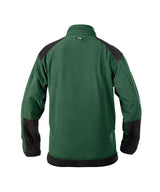 DASSY® Kazan Zweifarbige Fleecejacke flaschengrün/schwarz