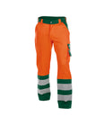 DASSY® Lancaster Warnschutz Bundhose neonorange/flaschengrün