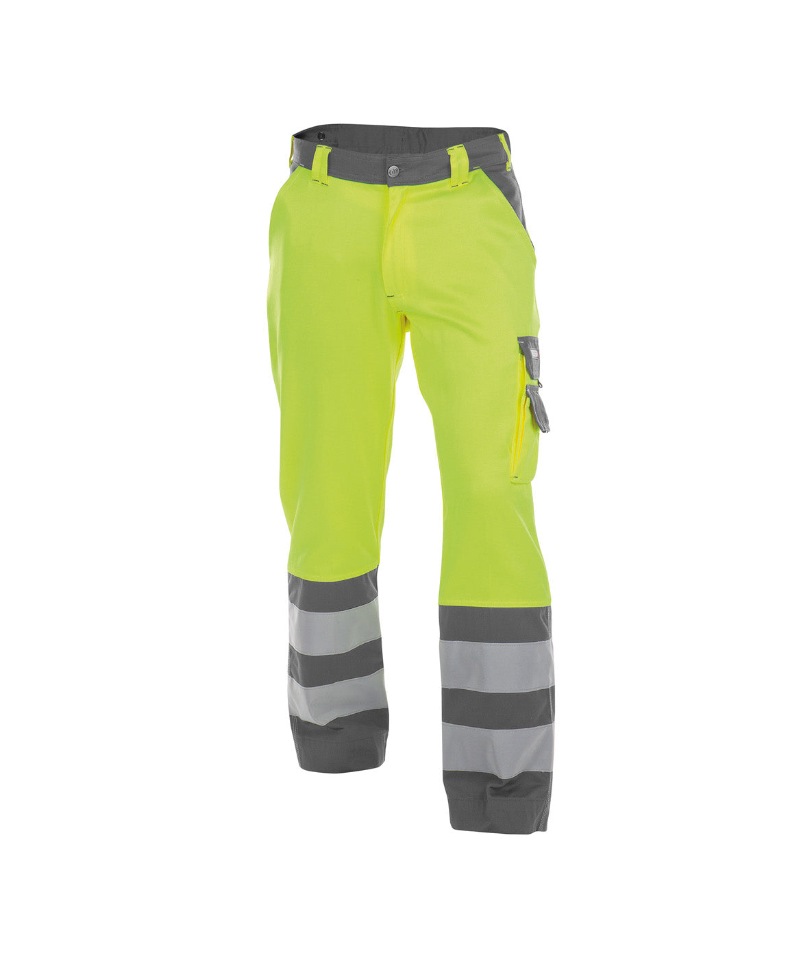 DASSY® Lancaster Warnschutz Bundhose neongelb/zementgrau