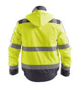 DASSY Lima Warnschutz Winterjacke neongelb/zementgrau
