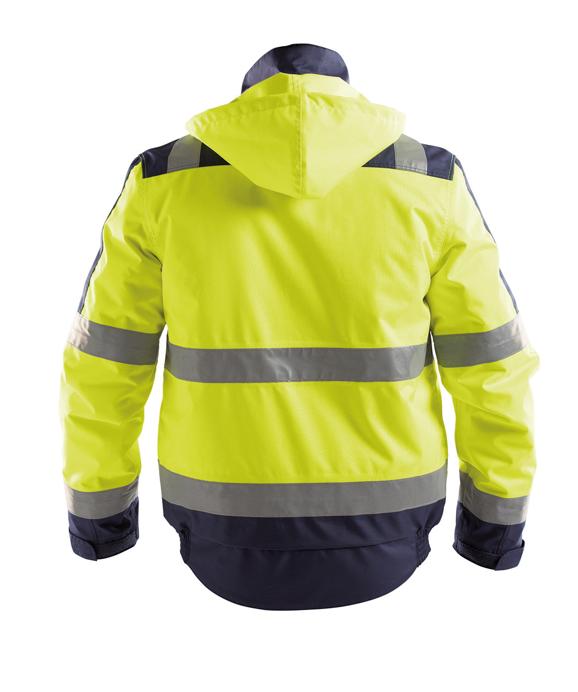 DASSY Lima Warnschutz Winterjacke neongelb/dunkelblau