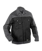 DASSY® Lugano Zweifarbige Arbeitsjacke schwarz/zementgrau