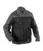 DASSY® Lugano Zweifarbige Arbeitsjacke schwarz/zementgrau
