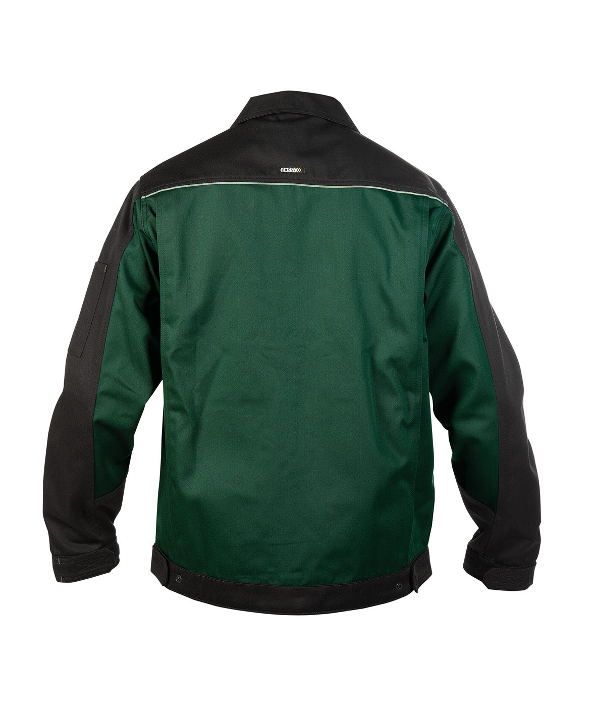 DASSY® Lugano Zweifarbige Arbeitsjacke flaschengrün/schwarz