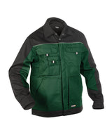DASSY® Lugano Zweifarbige Arbeitsjacke flaschengrün/schwarz