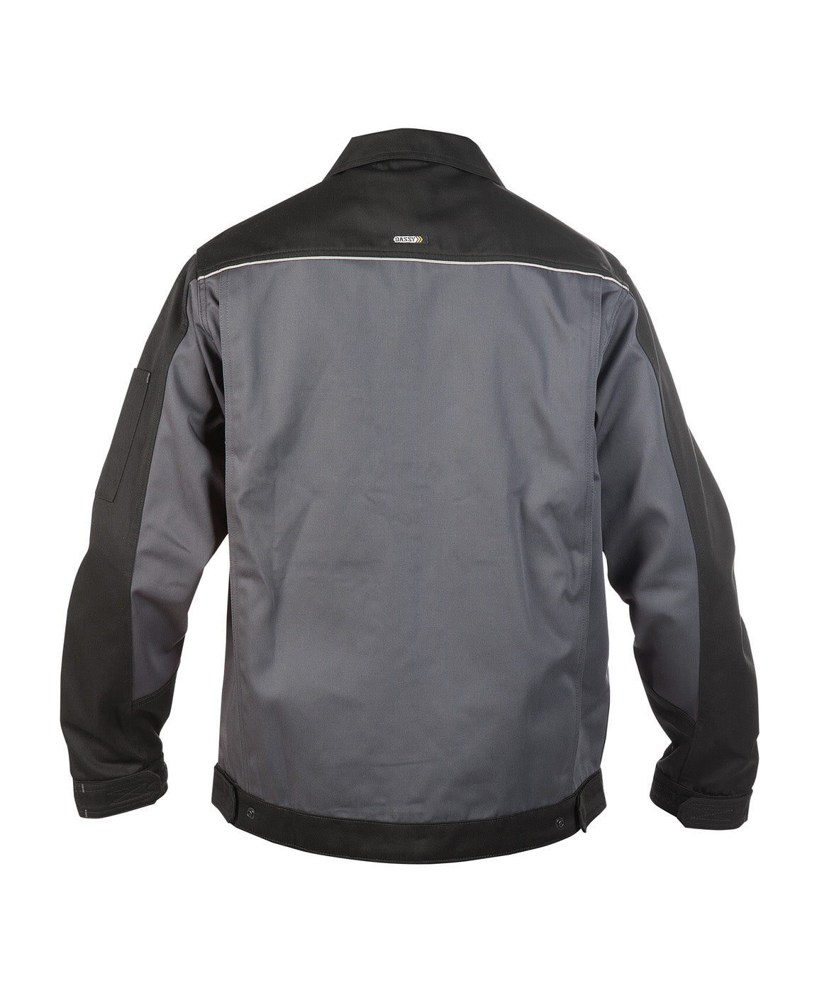 DASSY® Lugano Zweifarbige Arbeitsjacke zementgrau/schwarz