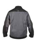 DASSY® Lugano Zweifarbige Arbeitsjacke zementgrau/schwarz