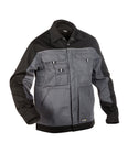 DASSY® Lugano Zweifarbige Arbeitsjacke zementgrau/schwarz