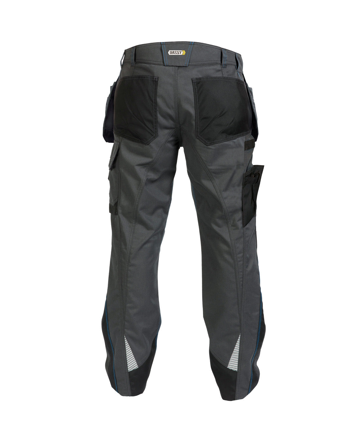 DASSY® Magnetic Multitaschen-Bundhose mit Kniepolstertaschen anthrazitgrau/schwarz